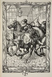 Rushed Upon the Astonished Throng, illustration from 